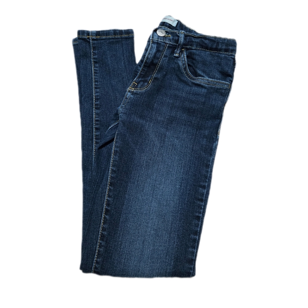 Levi's 710 Super Skinny Fit Kids Dark Washed Jeans - Picture 4 of 5